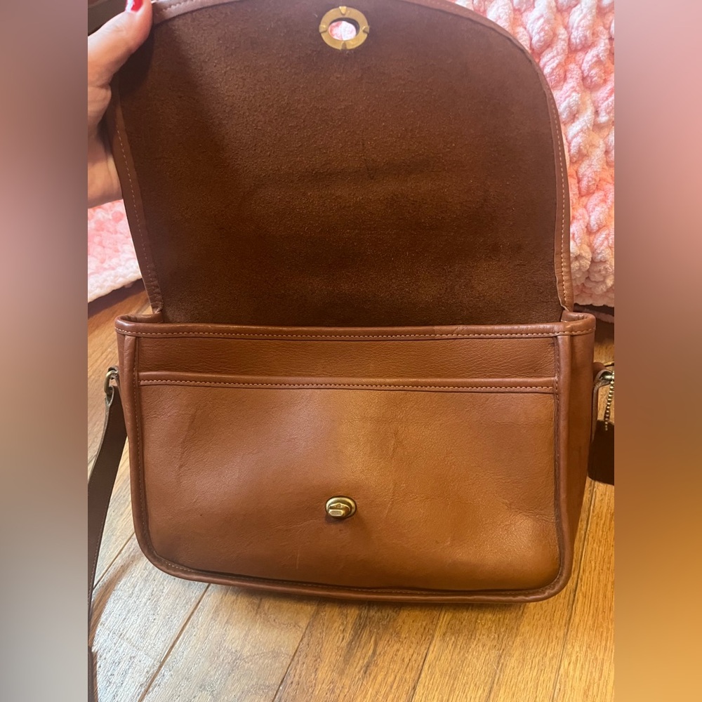 Coach Brown Leather Crossbody Bag - Picture 9 of 12